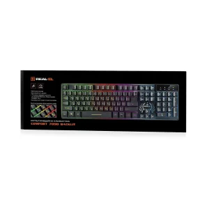 Клавіатура REAL-EL Comfort 7090 Backlit Black (EL123100031) UA