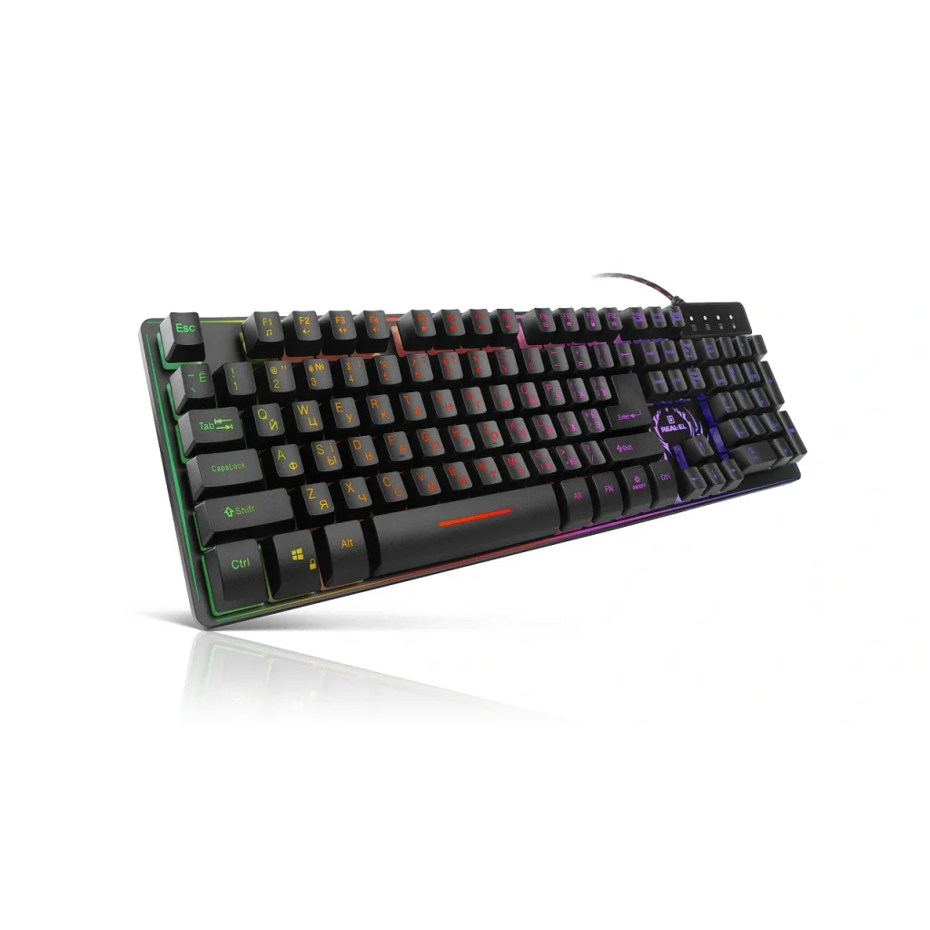 Клавіатура REAL-EL Comfort 7090 Backlit Black (EL123100031) UA
