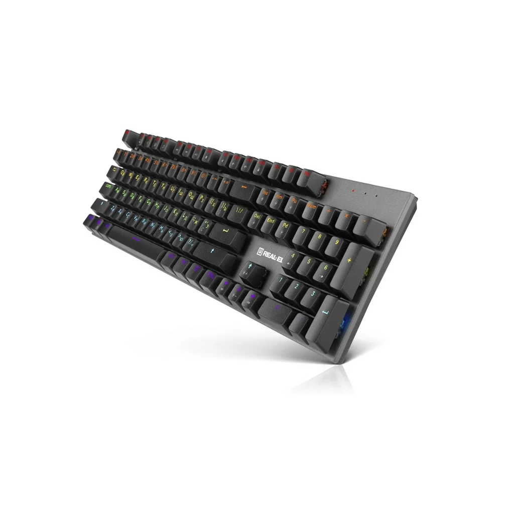 Клавіатура REAL-EL M 13 Grey, EL123100045 UA