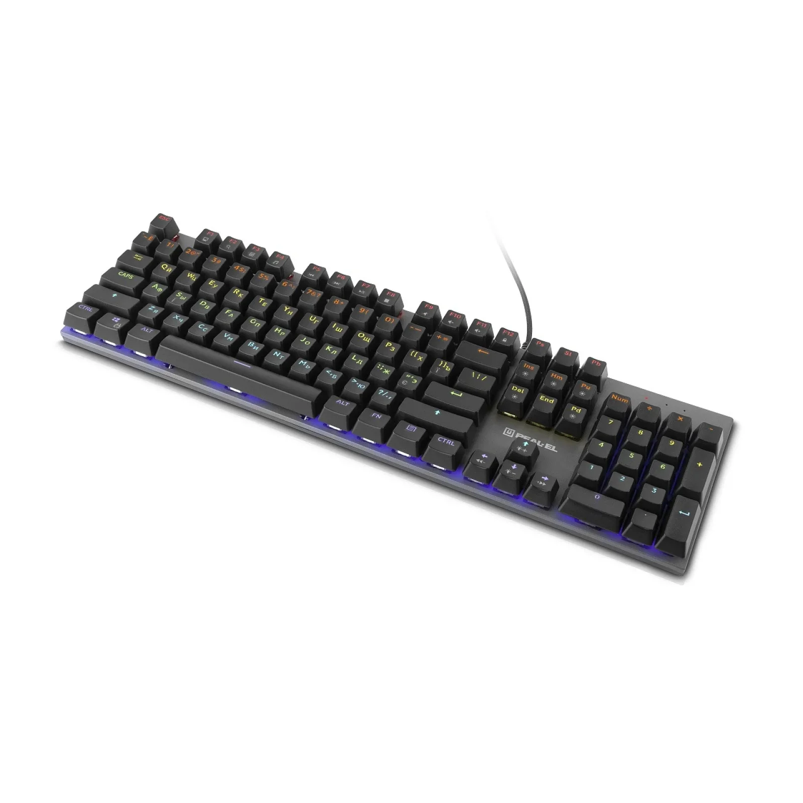 Клавіатура REAL-EL M 13 Grey, EL123100045 UA