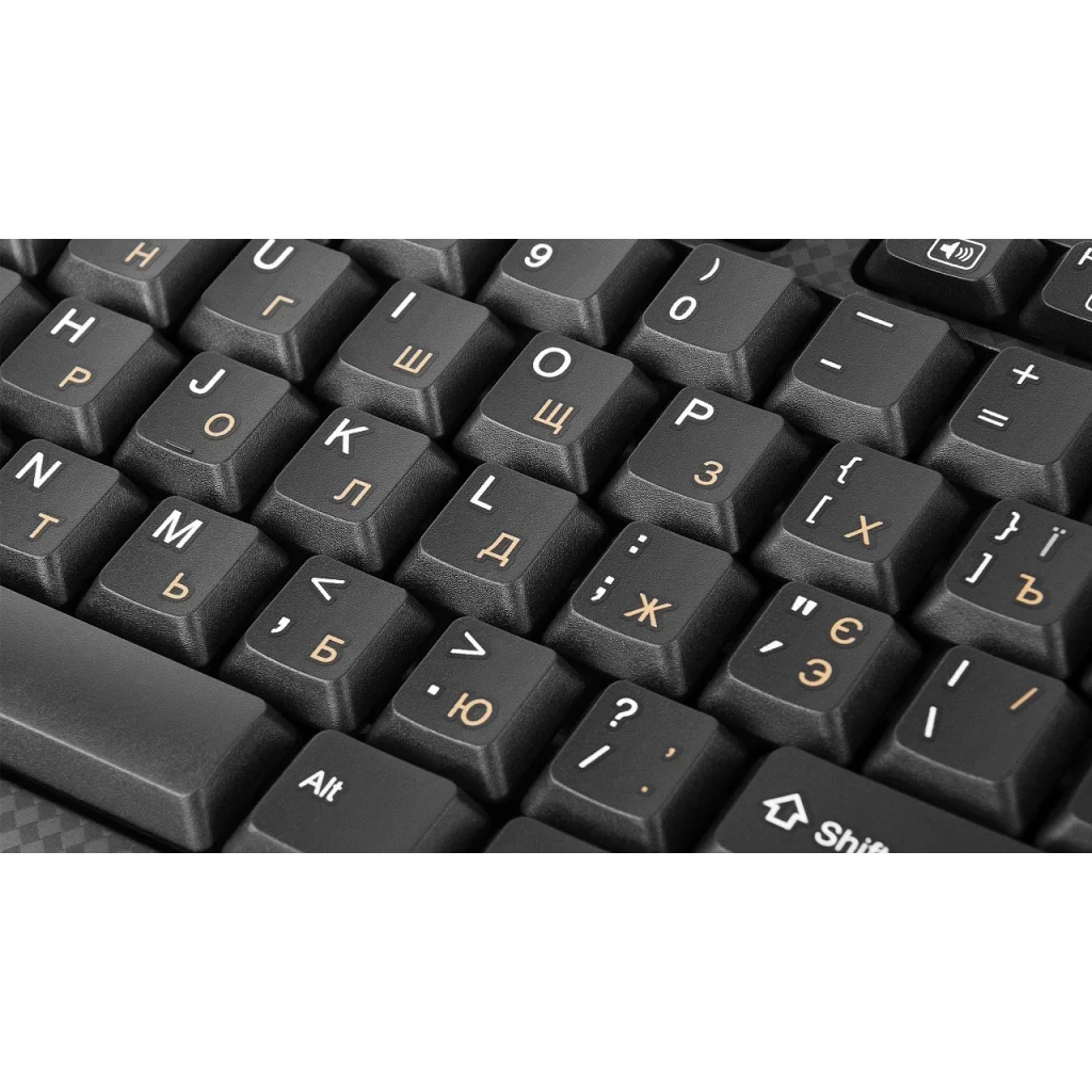 Клавіатура REAL-EL Standard 500 Black USB, EL123100010 UA