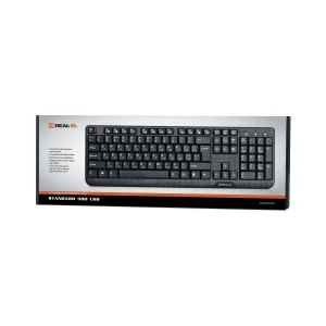 Клавіатура REAL-EL Standard 500 Black USB, EL123100010 UA