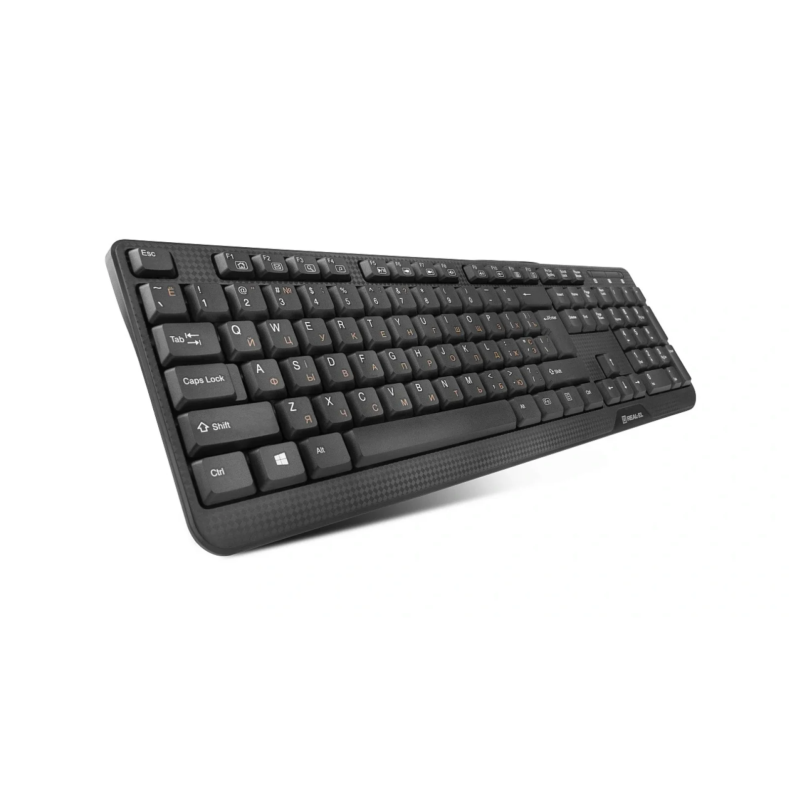 Клавиатура REAL-EL Standard 500 Black USB, EL123100010 UA