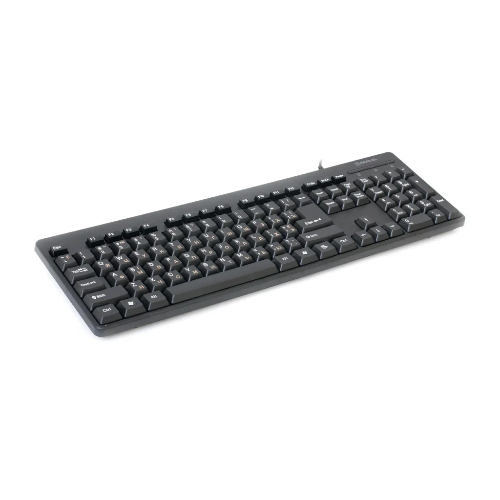 Клавиатура REAL-EL Standard 502 USB Black USB, EL123100023 UA