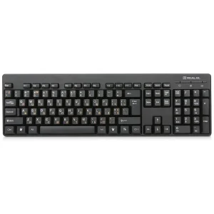 Клавиатура REAL-EL Standard 502 USB Black USB, EL123100023 UA