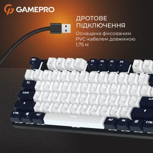 Клавіатура GamePro Genesis Metallic Black MK110B UA