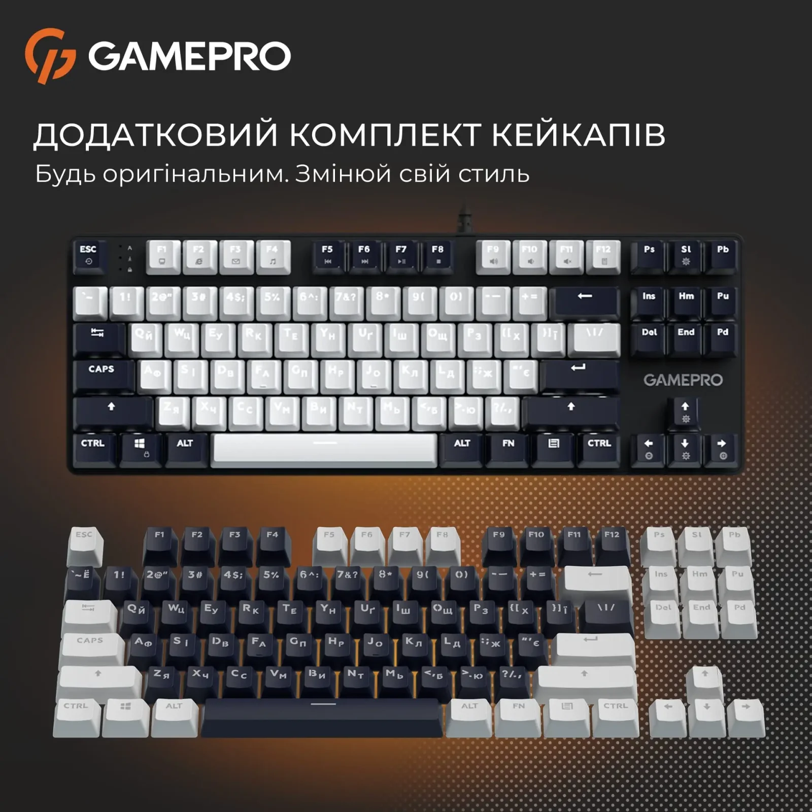Клавіатура GamePro Genesis Metallic Black MK110B UA