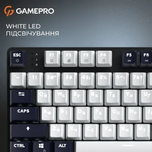 Клавіатура GamePro Genesis Metallic Black MK110B UA