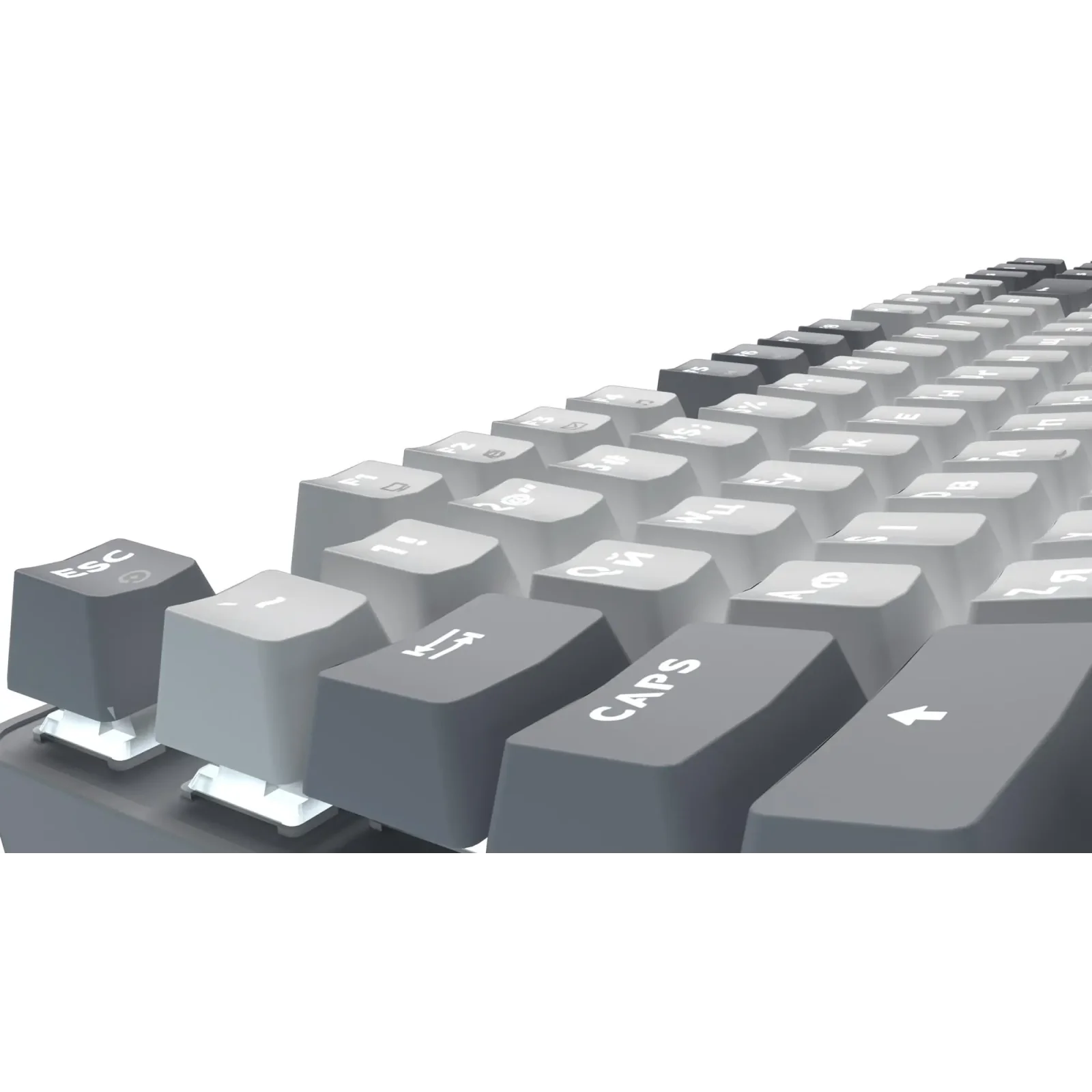 Клавіатура GamePro Genesis Metallic MK110G Outemu Red Swithes USB Gray UA