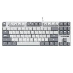 Клавиатура GamePro Genesis Metallic MK110W Outemu Red Swithes USB White UA