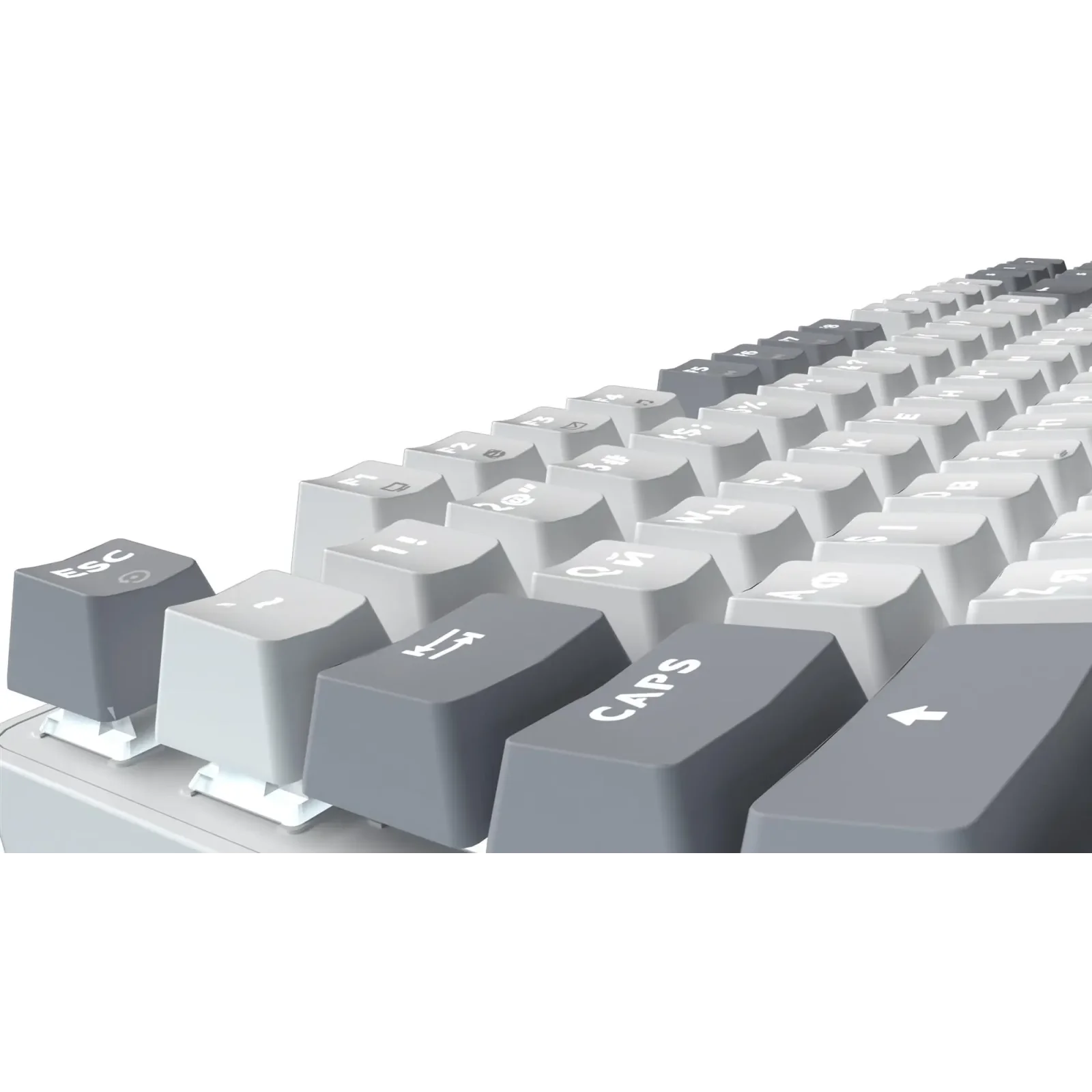 Клавіатура GamePro Genesis Metallic MK110W Outemu Red Swithes USB White UA