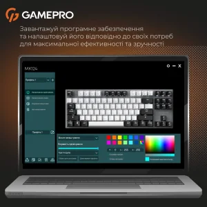 Клавіатура GamePro Genesis Joker MK124G Outemu Red Swithes USB Gray UA