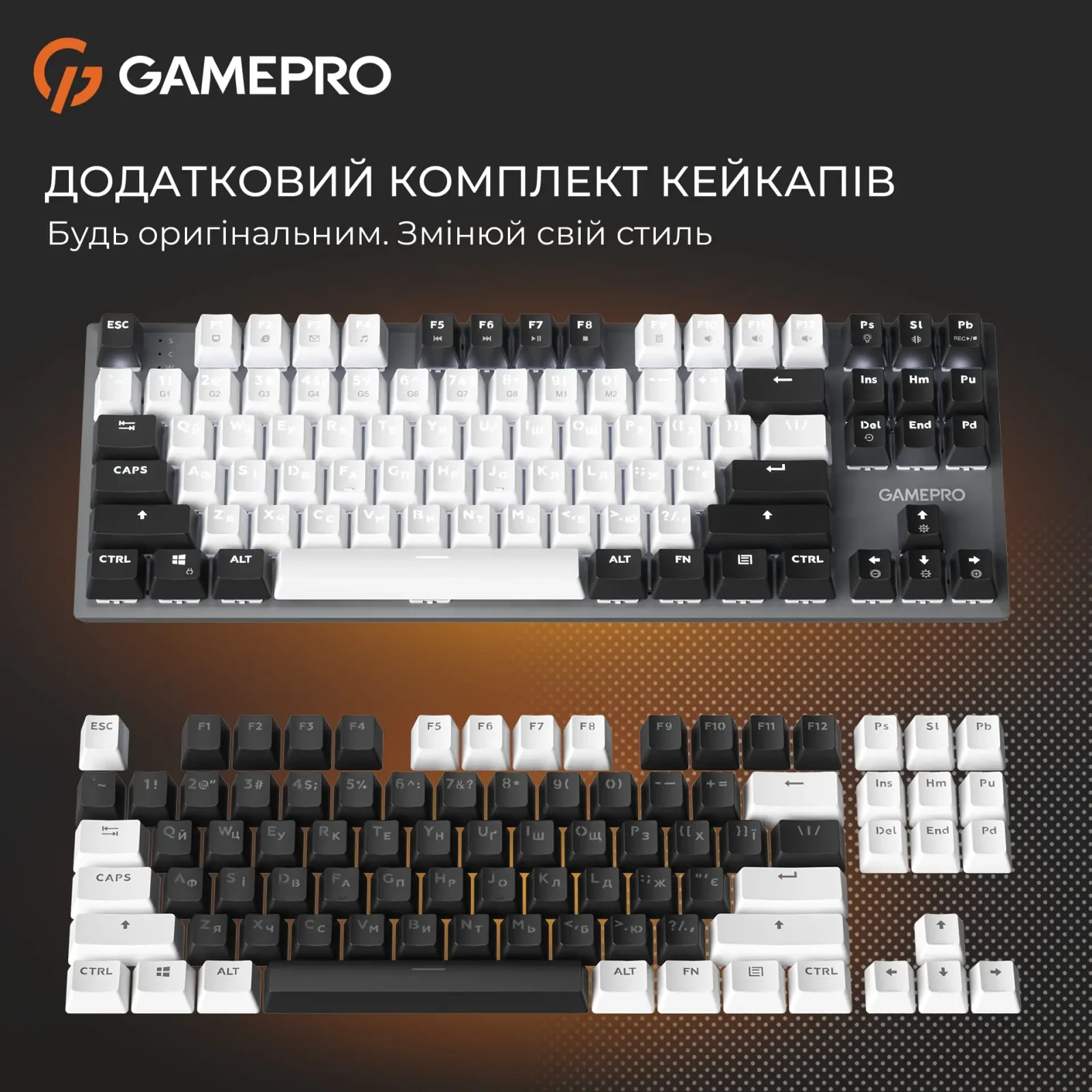 Клавіатура GamePro Genesis Joker MK124G Outemu Red Swithes USB Gray UA