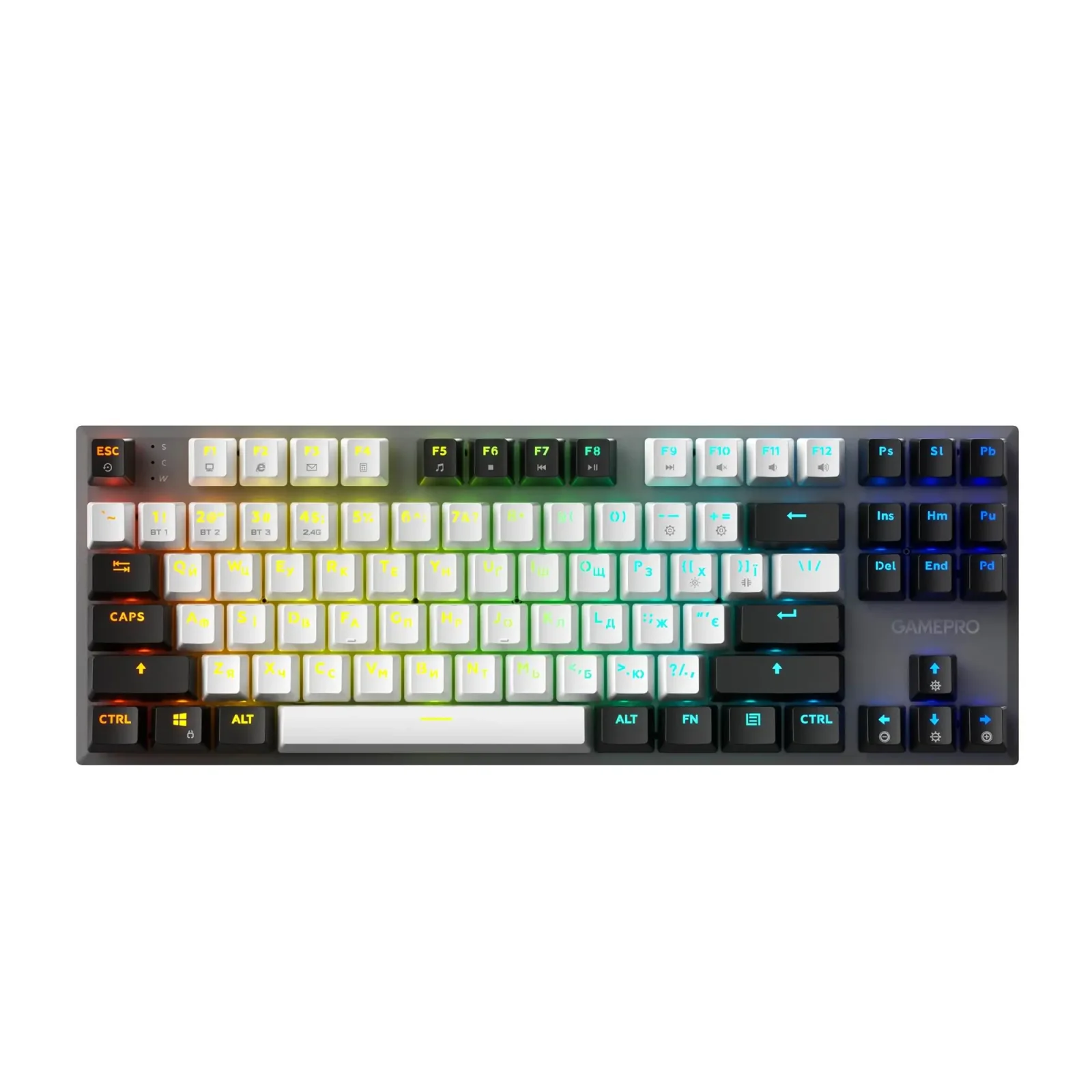 Клавиатура беспроводная GamePro Genesis Joker Pro MK124G Pro Gray UA