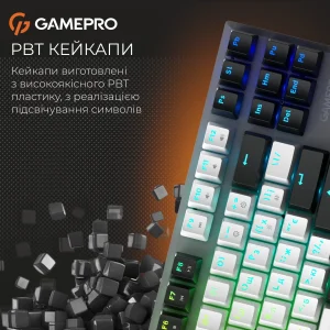 Клавиатура беспроводная GamePro Genesis Joker Pro MK124G Pro Gray UA