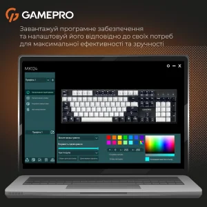 Клавіатура GamePro Genesis Metallic MK144B Outemu Red Swithes USB Black UA