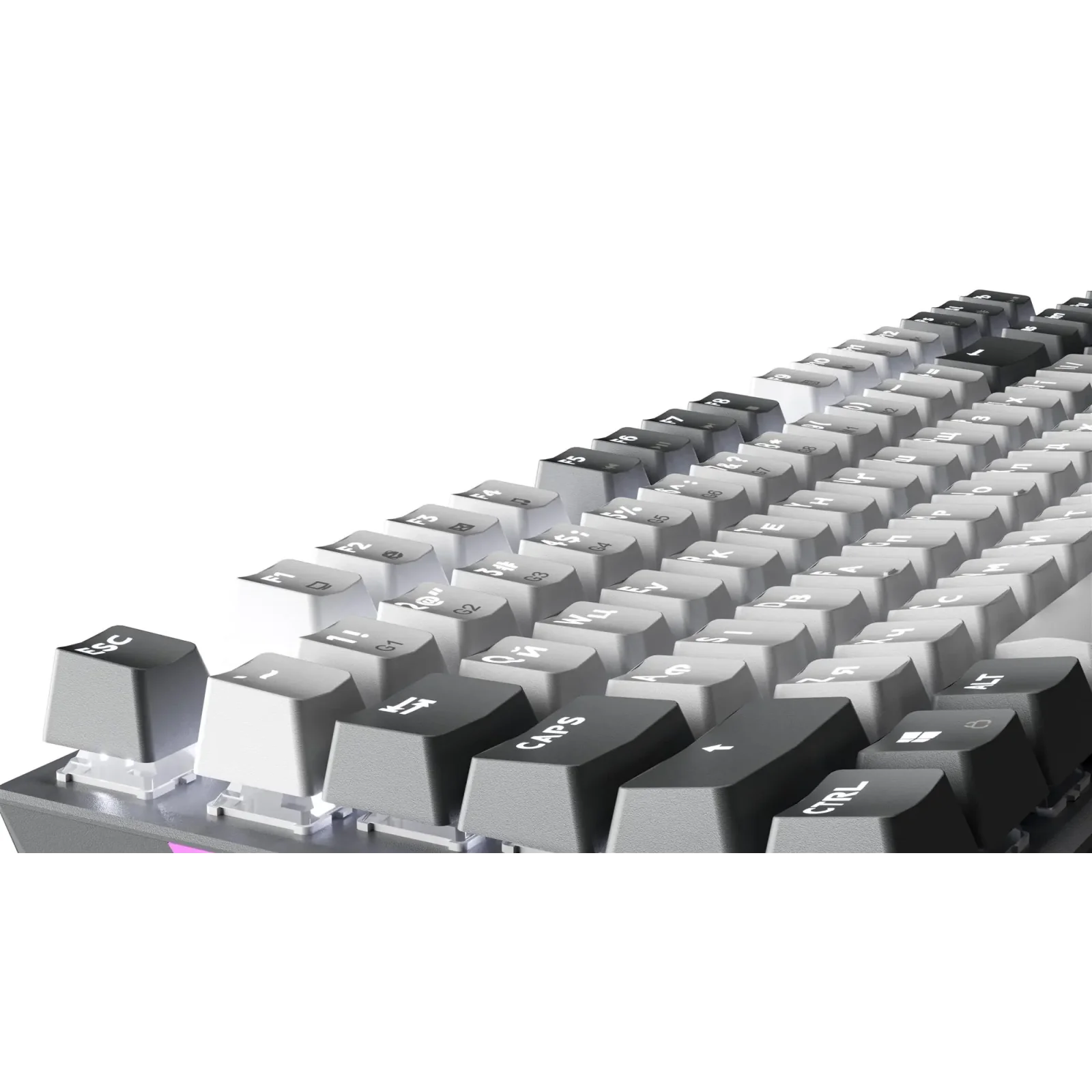 Клавіатура GamePro Genesis Metallic MK144G Outemu Red Swithes USB Gray UA