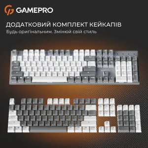 Клавіатура GamePro Genesis Metallic MK144G Outemu Red Swithes USB Gray UA
