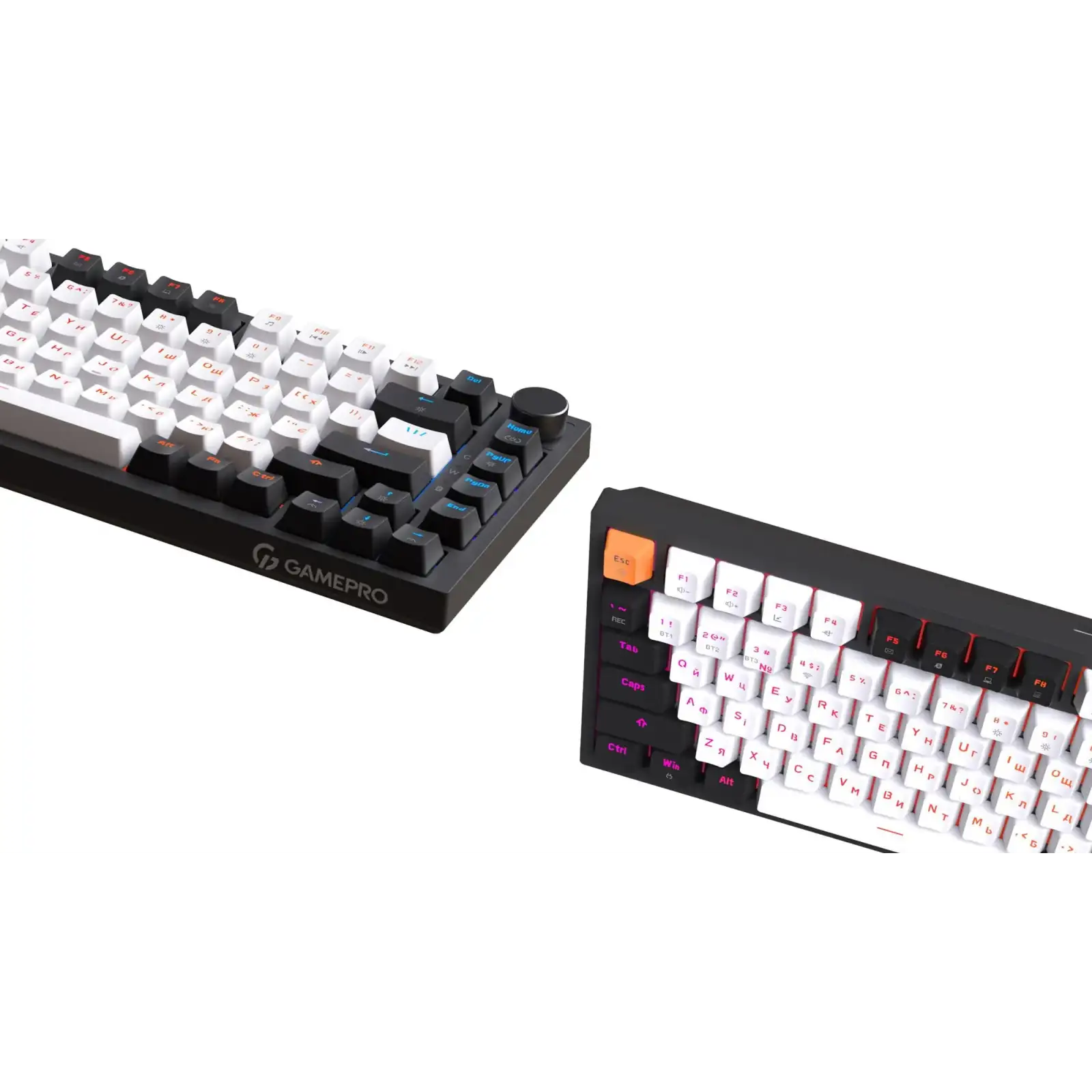 Клавиатура беспроводная GamePro Asgard Valhalla QLAB Sakura Switch Black (MK160-B-QS-PRO) UA