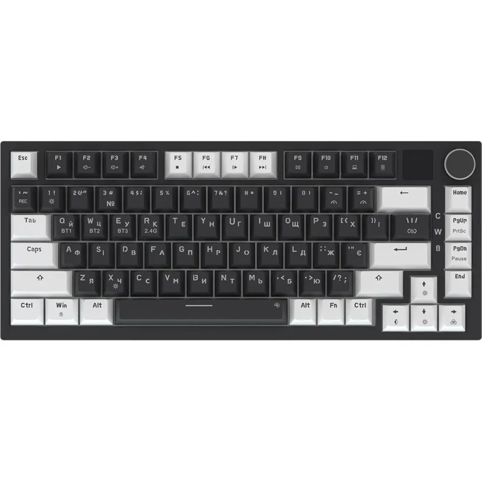Клавиатура беспроводная GamePro Asgard Valhalla Pro Black (MK160B-D-Pro) UA