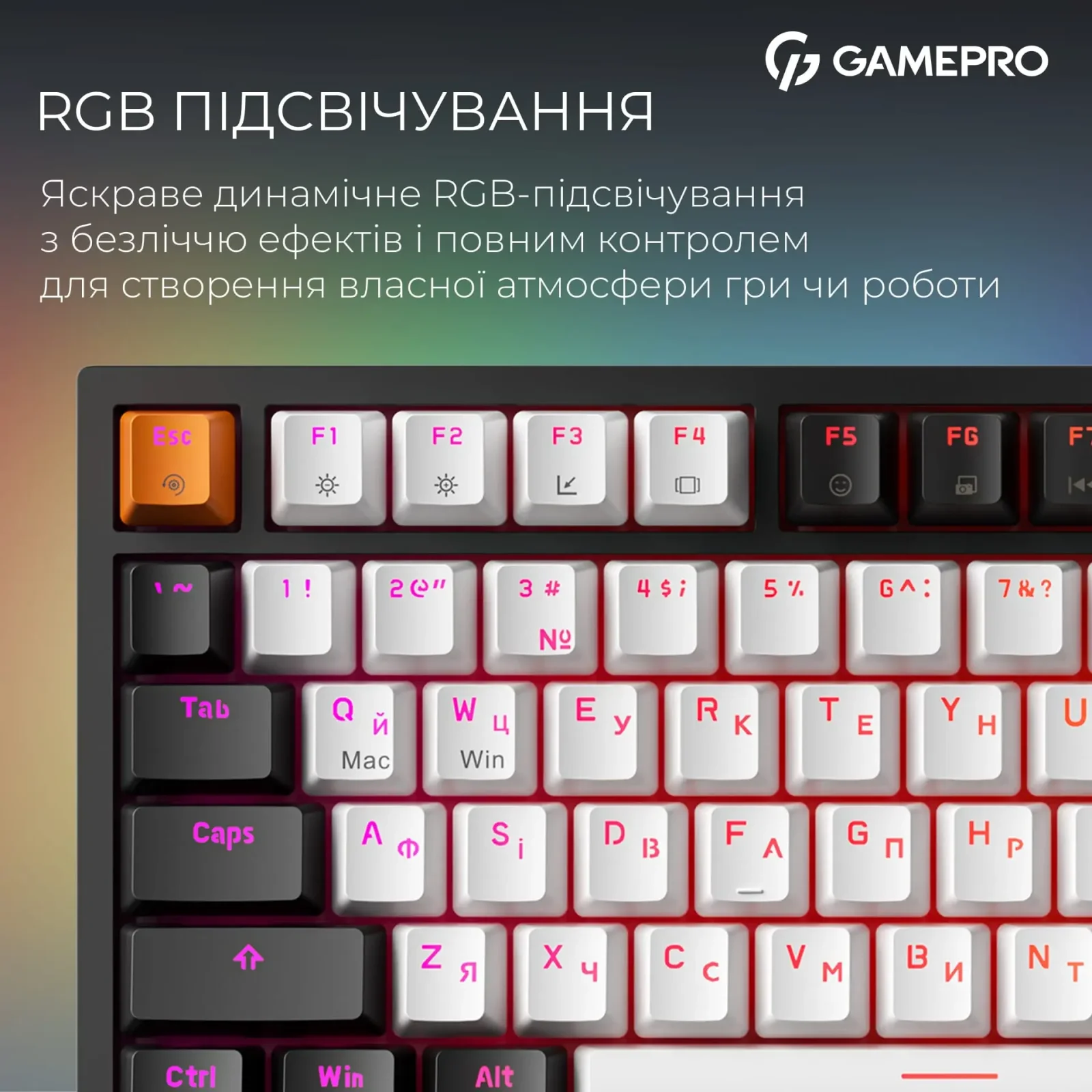 Клавіатура GamePro Asgard Valhalla Max MK160B Max USB Black UA