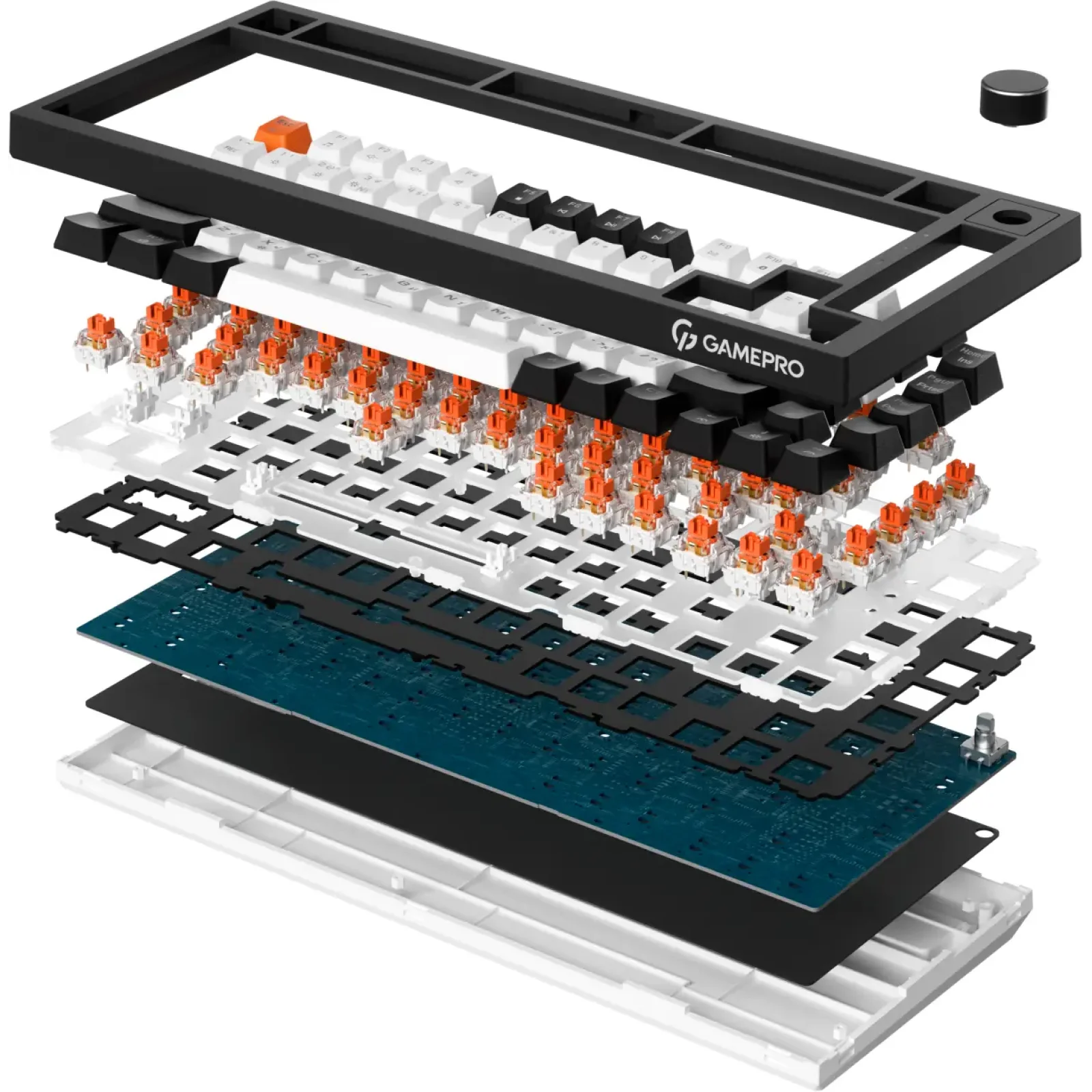 Клавіатура бездротова GamePro Asgard Valhalla MK160B Pro Black UA