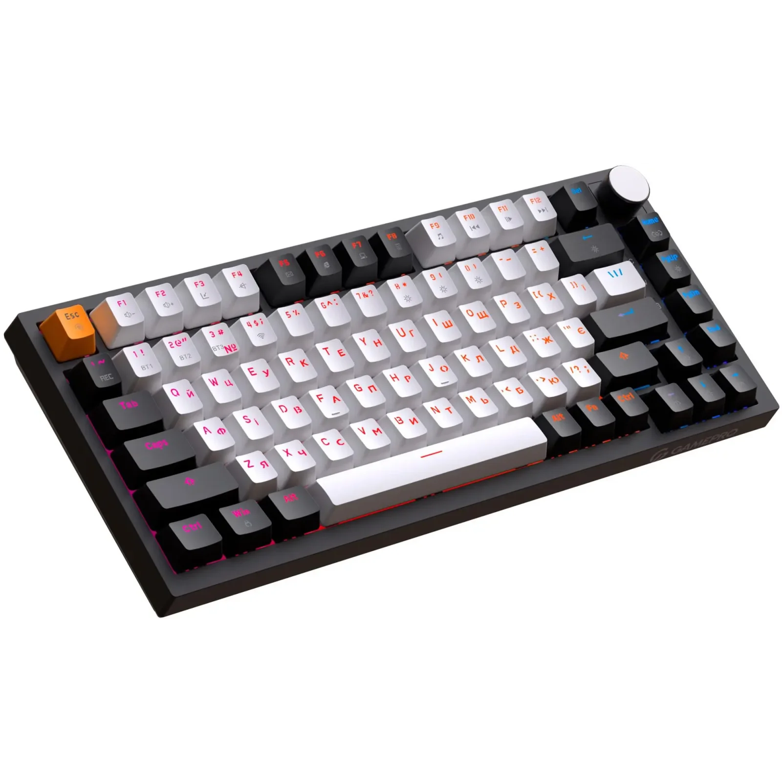 Клавіатура бездротова GamePro Asgard Valhalla MK160B Pro Black UA