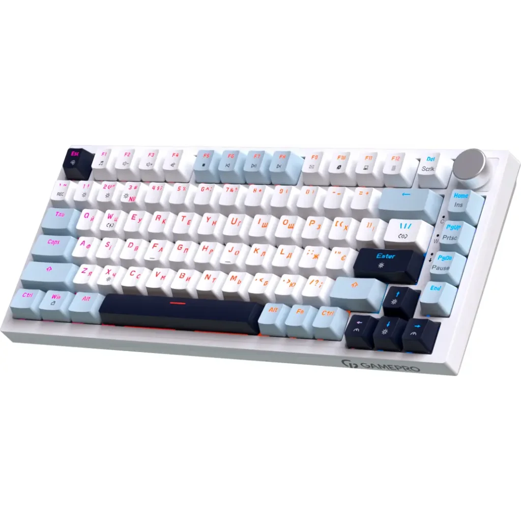 Клавіатура GamePro Genesis Warden MK160BL White UA