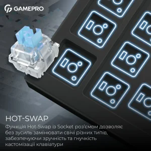 Клавиатура беспроводная GamePro Asgard Valhalla Pro White (MK160W-D-Pro) UA