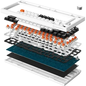 Клавіатура бездротова GamePro Asgard Valhalla MK160W Pro White UA