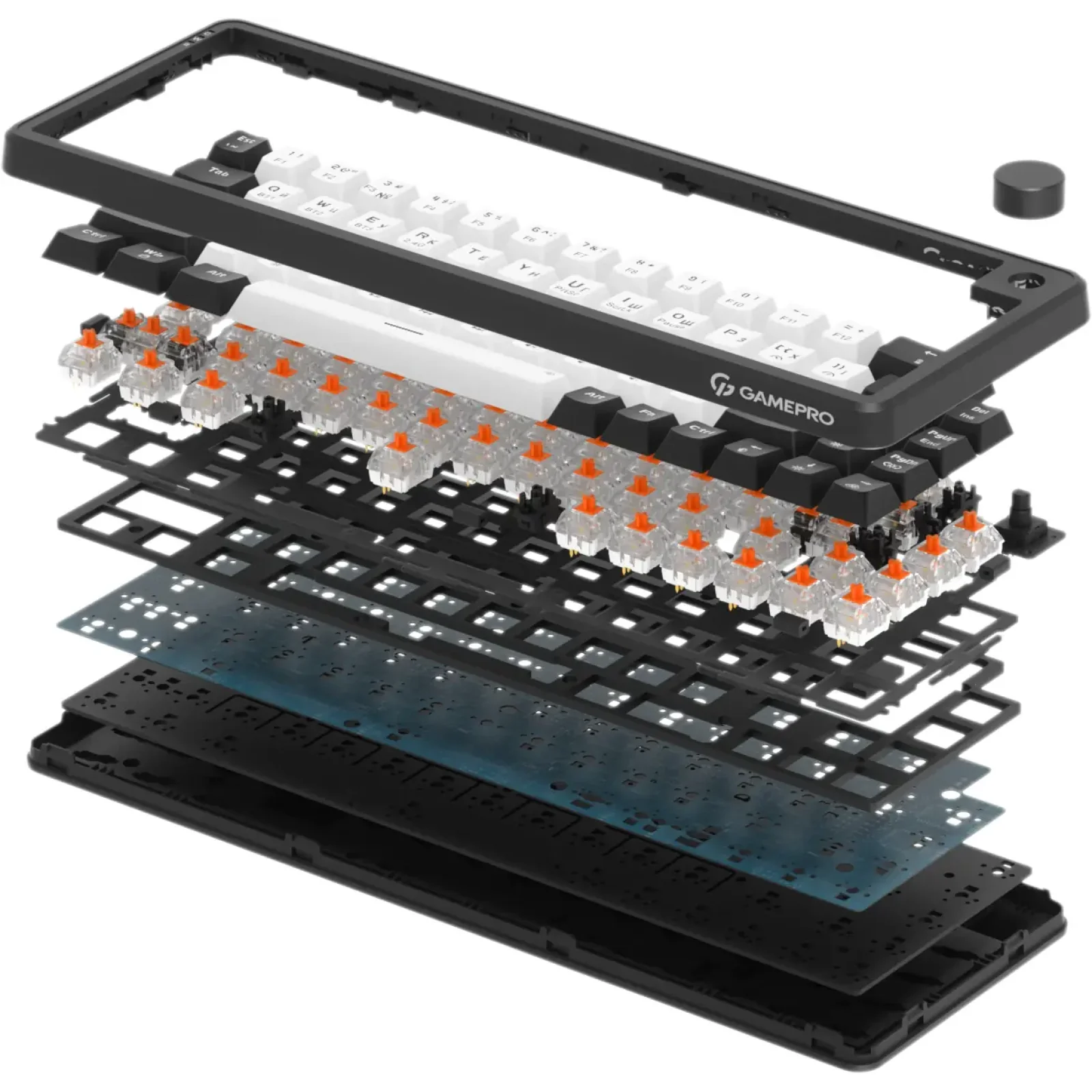 Клавиатура беспроводная GamePro Asgard Valhalla MK210B Pro Black UA