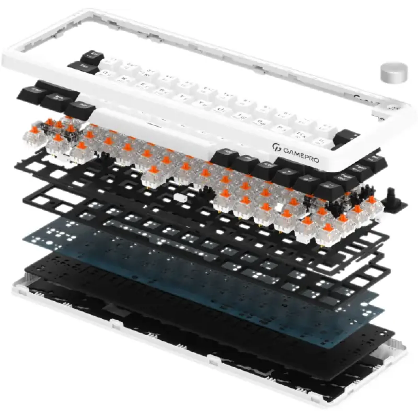 Клавиатура беспроводная GamePro Asgard Valhalla MK210W Pro White UA