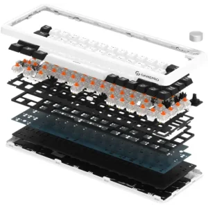 Клавиатура беспроводная GamePro Asgard Valhalla MK210W Pro White UA
