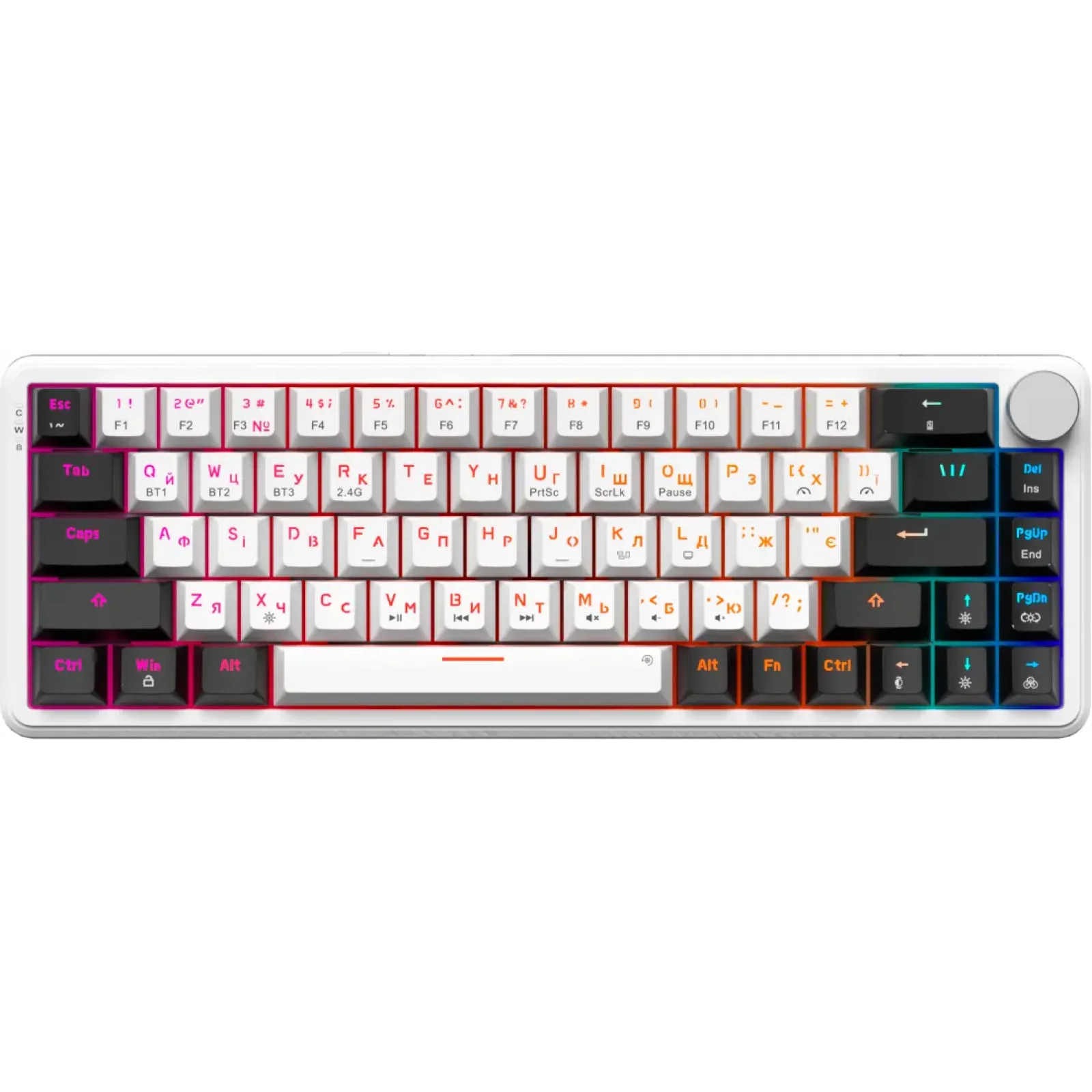 Клавиатура беспроводная GamePro Asgard Valhalla MK210W Pro White UA