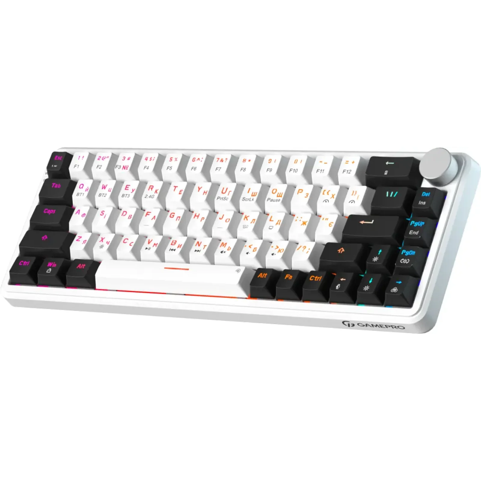 Клавиатура беспроводная GamePro Asgard Valhalla MK210W Pro White UA