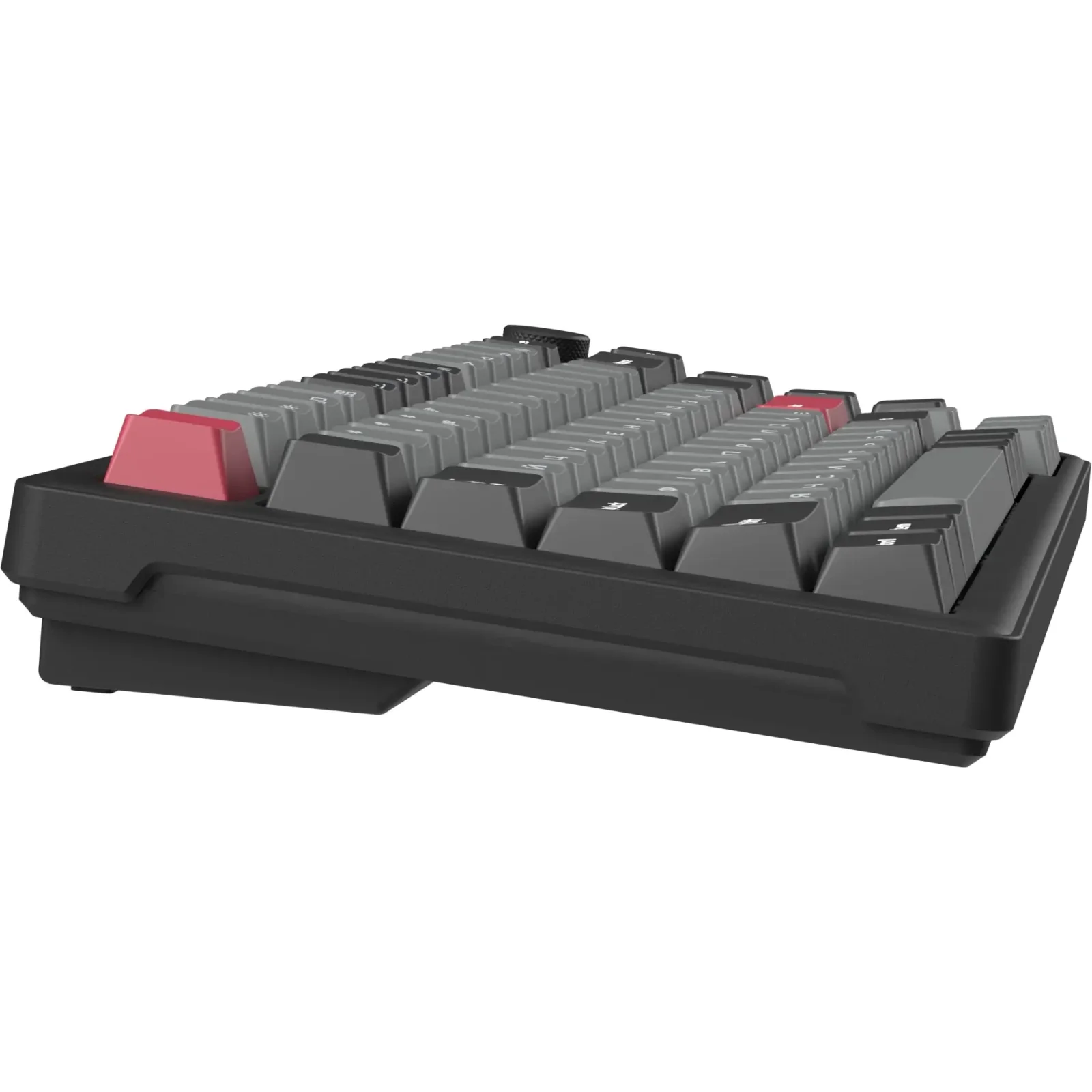 Клавіатура бездротова GamePro Asgard Yord Keychron Super Red Switch Black (MK266BK) UA