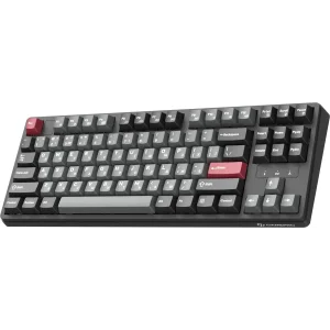 Клавіатура бездротова GamePro Asgard Ragnar Keychron Super Red Switch Black (MK285BK) UA