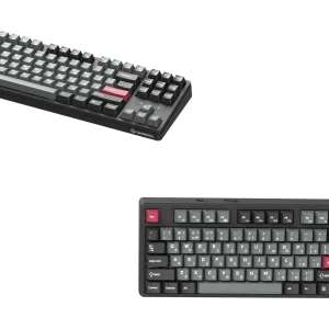 Клавіатура бездротова GamePro Asgard Ragnar Keychron Super Red Switch Black (MK285BK) UA