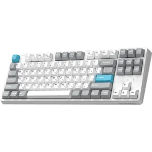 Клавіатура бездротова GamePro Asgard Ragnar Keychron Super Red Switch White (MK285WH) UA