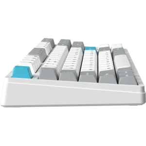 Клавіатура бездротова GamePro Asgard Ragnar Keychron Super Red Switch White (MK285WH) UA