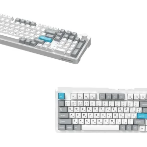 Клавіатура бездротова GamePro Asgard Drakkar Keychron Super Red Switch White (MK305WH) UA