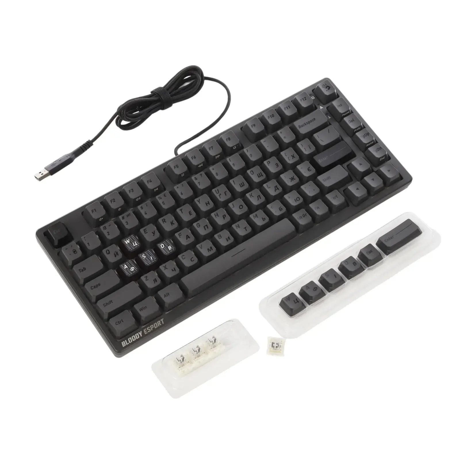 Клавиатура Bloody MS76 Iron Grey UA