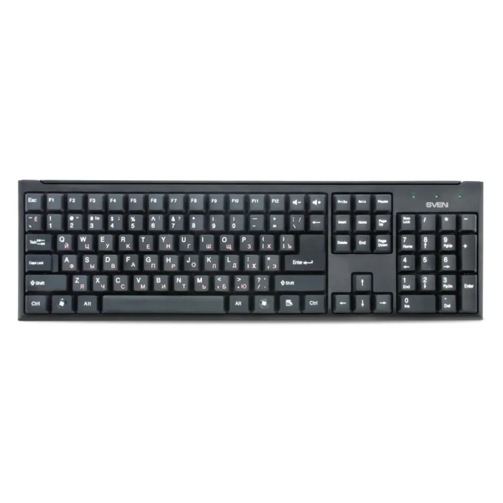 Клавіатура Sven 303 Standard Black USB, 00600154 UA