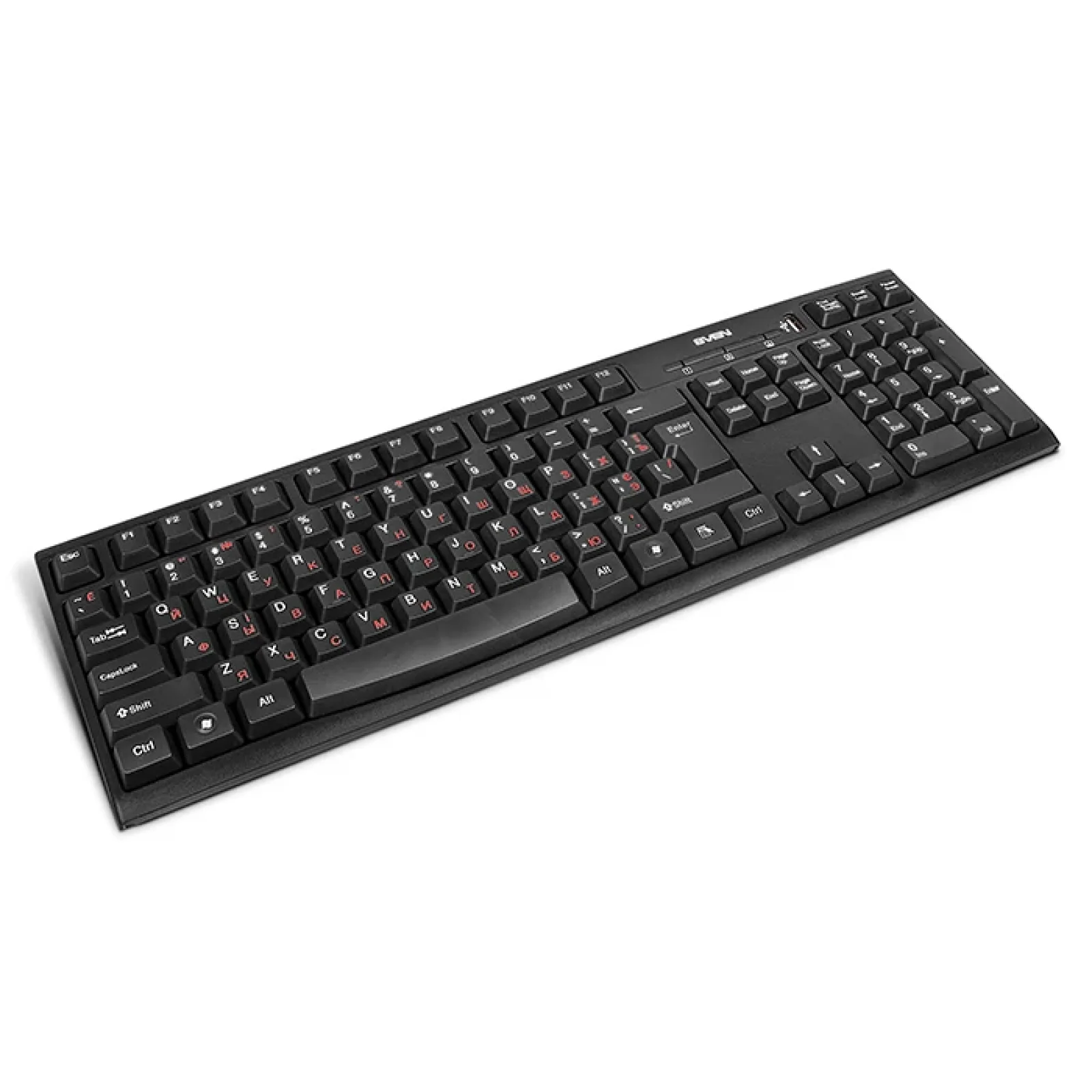 Клавиатура SVEN Standard 304 Black USB+HUB, 00600176 UA