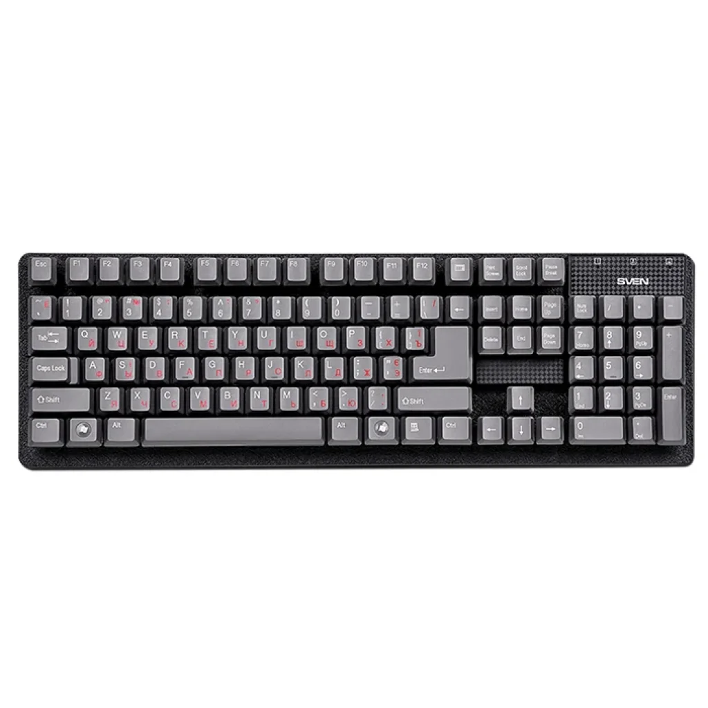 Клавіатура Sven 301 Standard Black USB, 00600181 UA