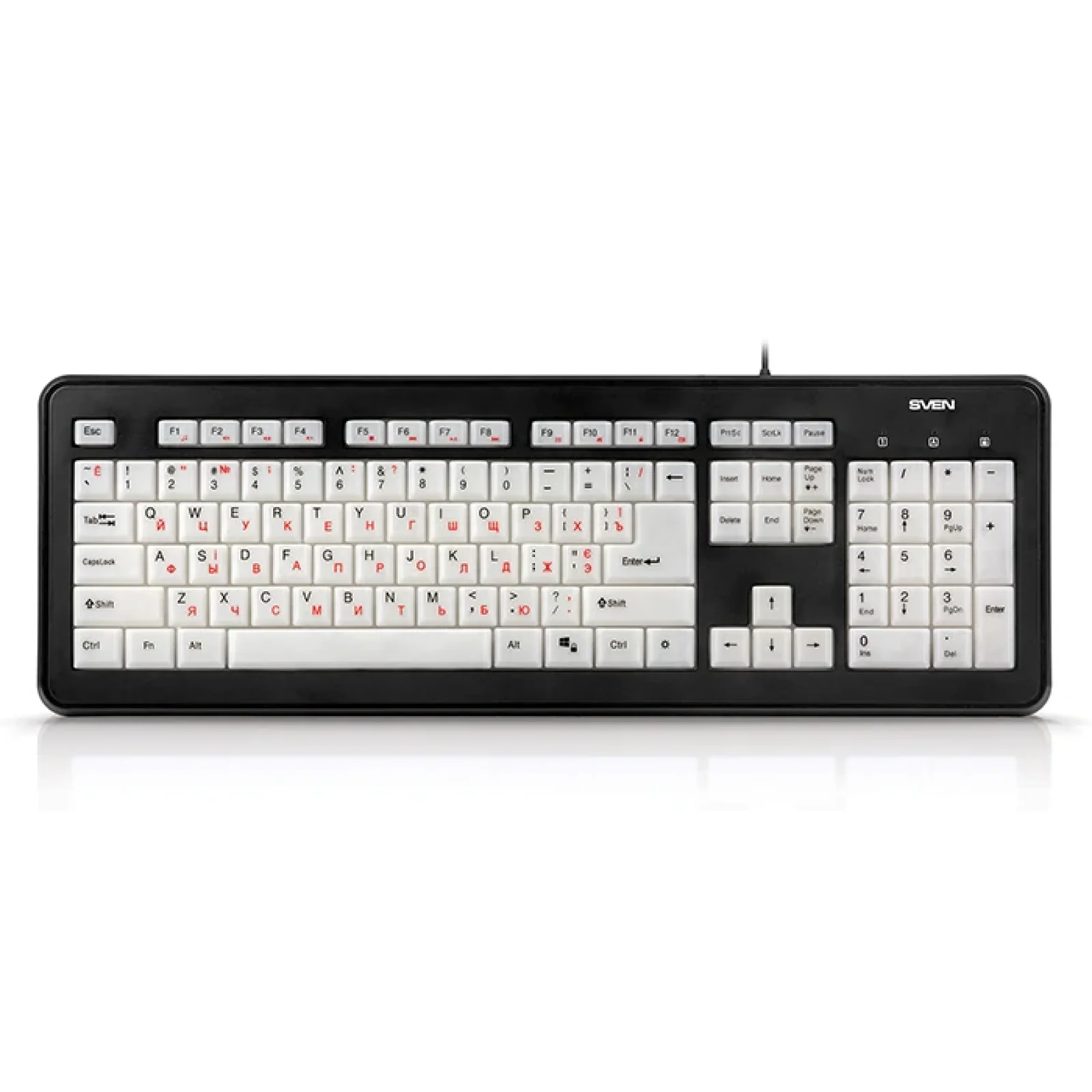 Клавиатура Sven KB-C7300EL черный USB, 00600189 UA