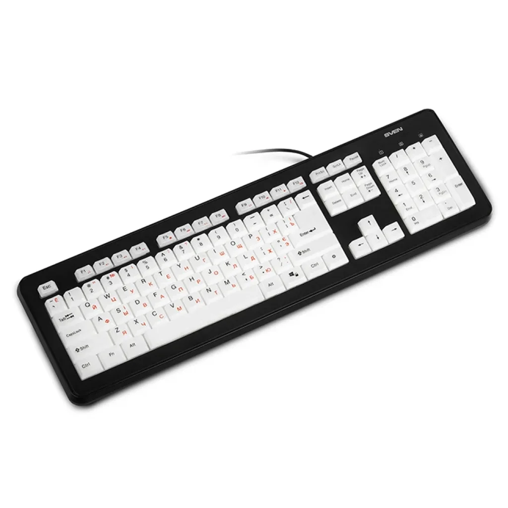 Клавіатура Sven KB-C7300EL чорний USB, 00600189 UA