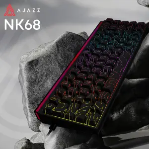Клавіатура Ajazz NK68 Red Switch Black (NK68-R-S-B) UA