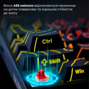 Клавіатура Ajazz NK68 Red Switch Black (NK68-R-S-B) UA
