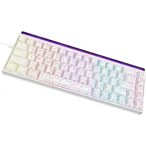 Клавіатура Ajazz NK68 Red Switch White NK68-R-S-W) UA
